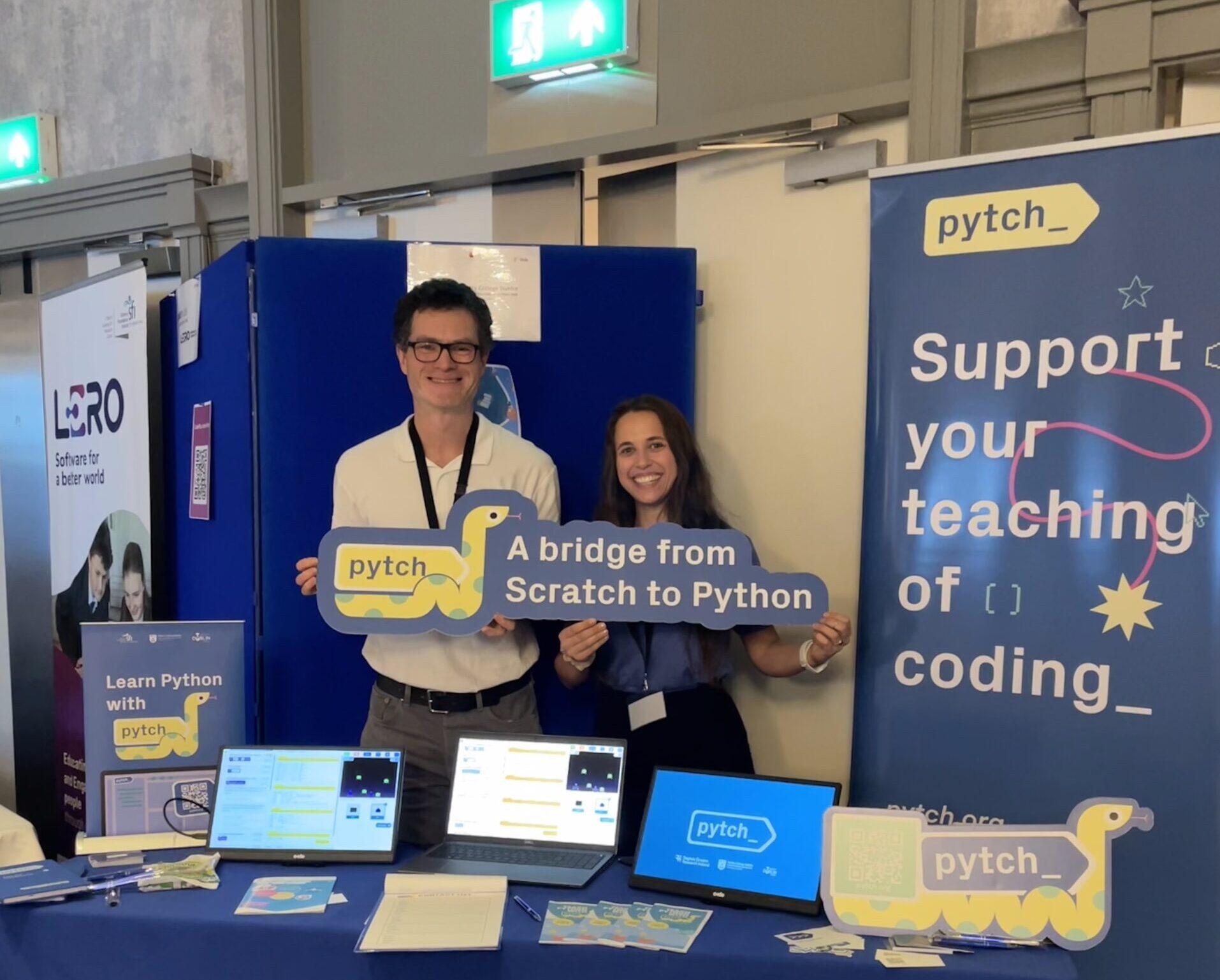 Pytch stand at the Oide Conference 2025
